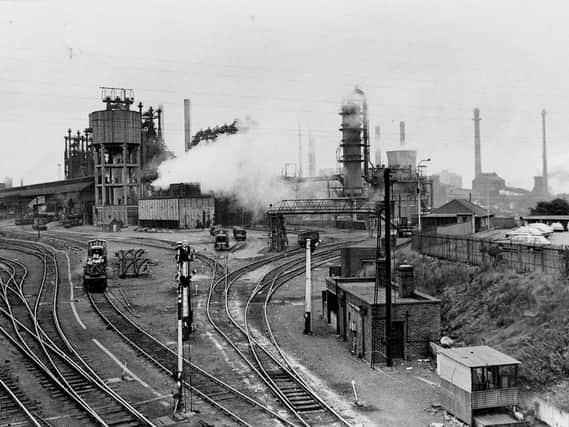 Corby steelworks.