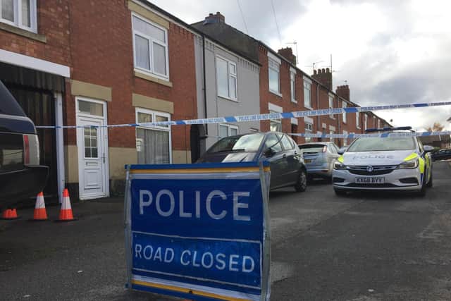 Police at the scene today. Picture: Andrew Carpenter