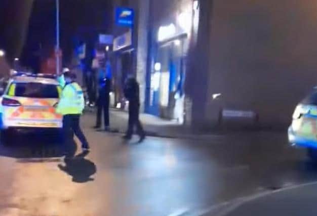 Police at the scene. Credit: Yildirim Asci.