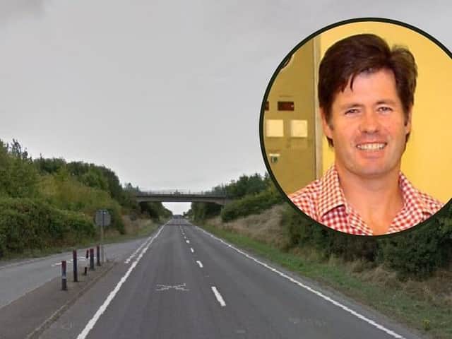 Professor Andrew Chilton was caught speeding on the A6 near Desborough on March 29