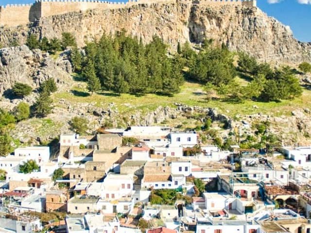 The teens died in the coastal village of Lindos on the holiday island of Rhodes