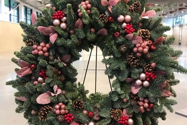 Ella's winning wreath.