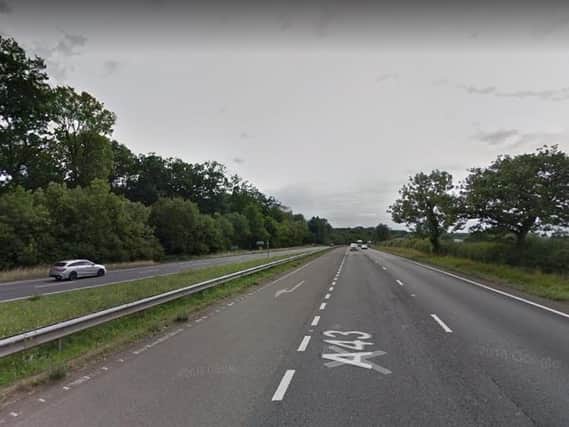 The A43 between Brackley and Towcester will be closed from 8pm tonight (October 29) to 6am tomorrow (October 30) according to Highways England.