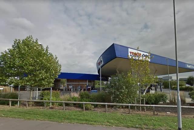 Campion made off without paying from the Tesco filling station in Oakley Road