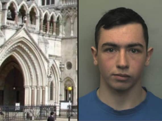Jordan Carley appealed at the Court of Appeal in London