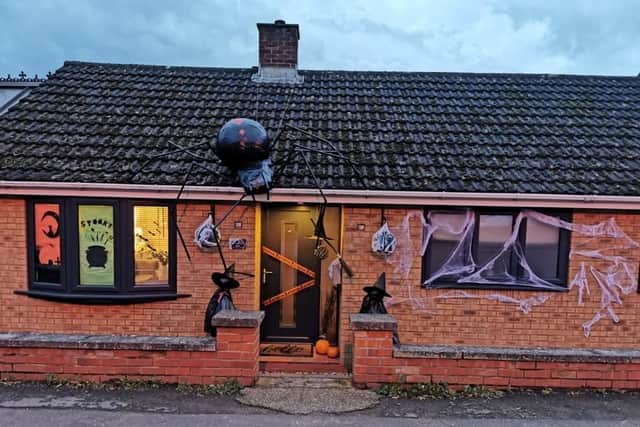 100 houses in Rothwell took part in the window trail