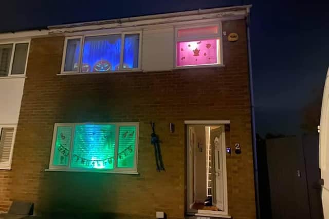 The window trail events raise money for a local charity