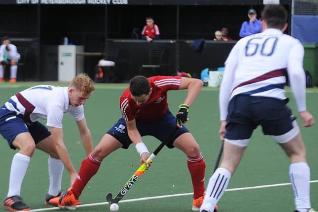 Kettering's final game before the lockdown saw them claim a 5-2 win at City of Peterborough 3rd. Pictures by David Lowndes
