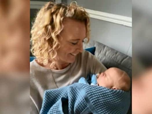 Mary with granddaughter Maeve