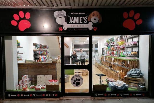 The shop opens on Saturday.