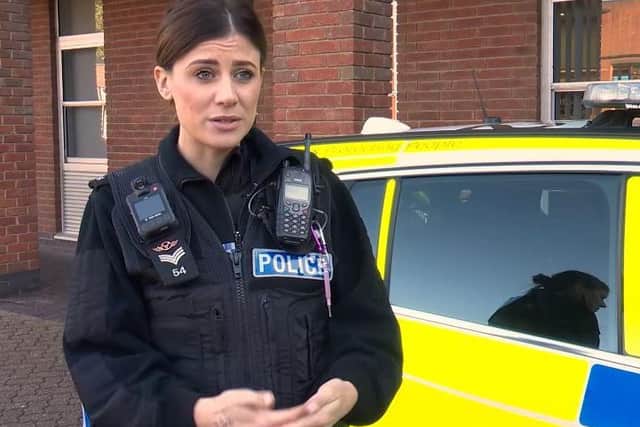 Sgt Beth Curlett leads the ten-strong Northampton Priority Team