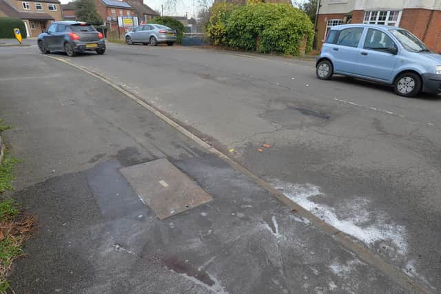 The scene of reported stabbing on Harrington Road in Desborough.
PICTURE: ANDREW CARPENTER