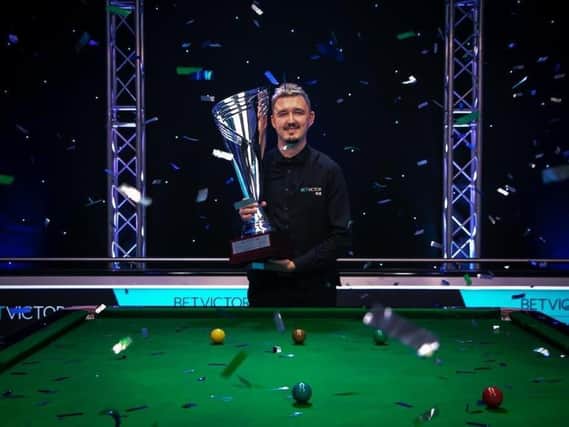 Kyren Wilson claimed the fourth ranking title of his career when he won the BetVictor Championship League at the Marshall Arena in Milton Keynes. Picture courtesy of World Snooker Tour