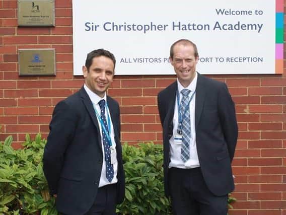 Nick Salisbury and Alastair Mitchell have been appointed as co-principals of Sir Christopher Hatton Academy in Wellingborough