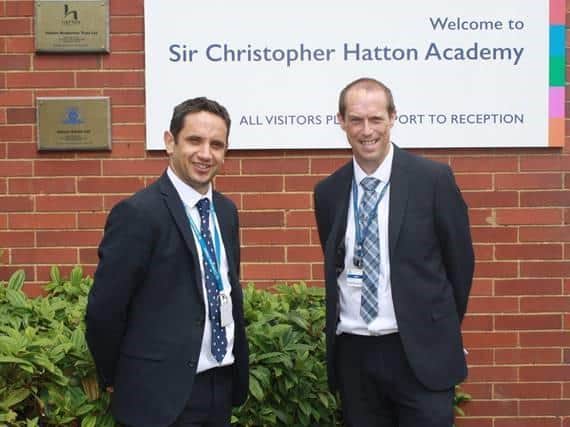 Nick Salisbury and Alastair Mitchell have been appointed as co-principals of Sir Christopher Hatton Academy in Wellingborough