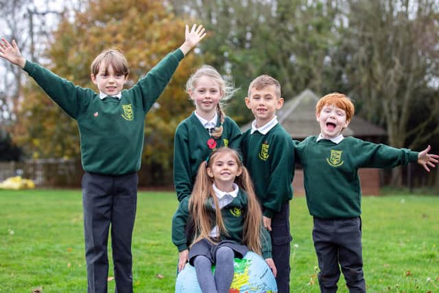 The children of a West Haddon primary school are on an 'expedition' to Lapland to raise money for disadvantaged families.