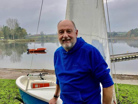 John Linnell has been recognised for his 25 years of volunteering at Cransley Sailing Club