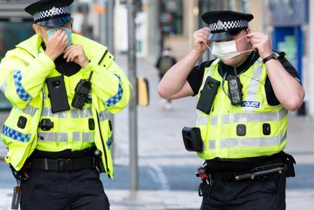 Northants police officers have been warned they need to mask up while on duty. Photo: Getty Images