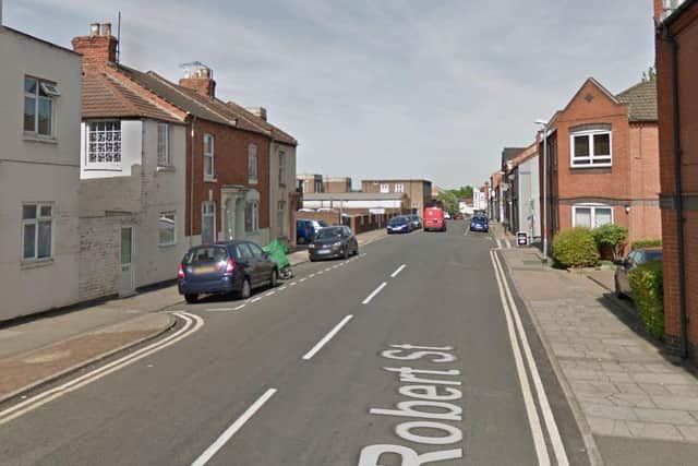 Police and fire crews rushed to Robert Street following last night's smash