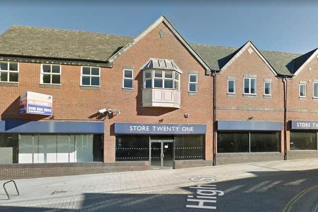 The former Store Twenty One unit in Rushden High Street