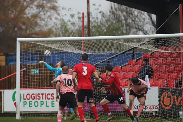 Connor Kennedy's header finds the net to give the Poppies an early lead