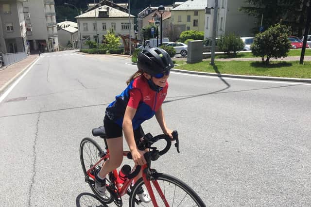 Ruby on her challenge.