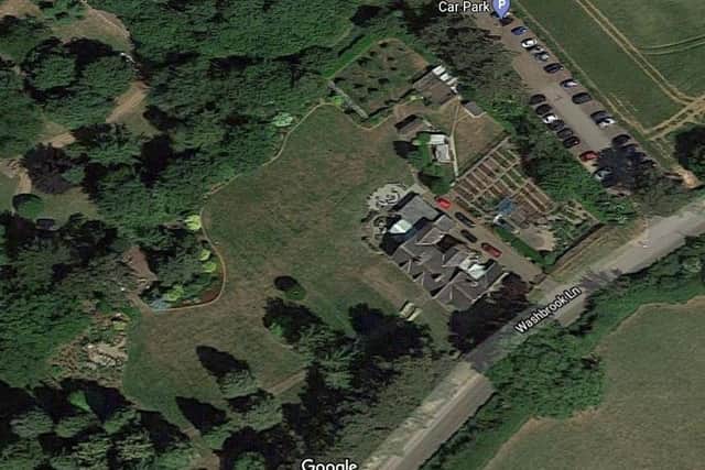 The 19-year-old was approached by two men in the car park at Sywell Country Park