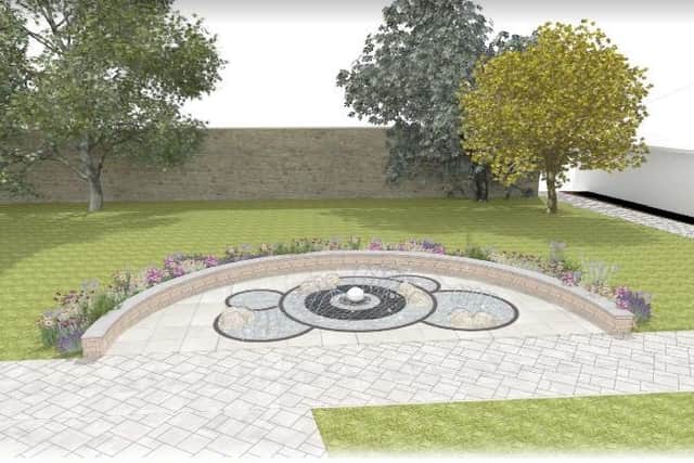 The proposed water feature