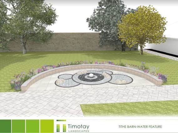 The proposed water feature