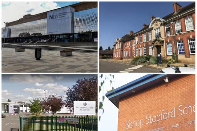 Four of the schools known to have sent students home following Covid-19 cases either side of half-term