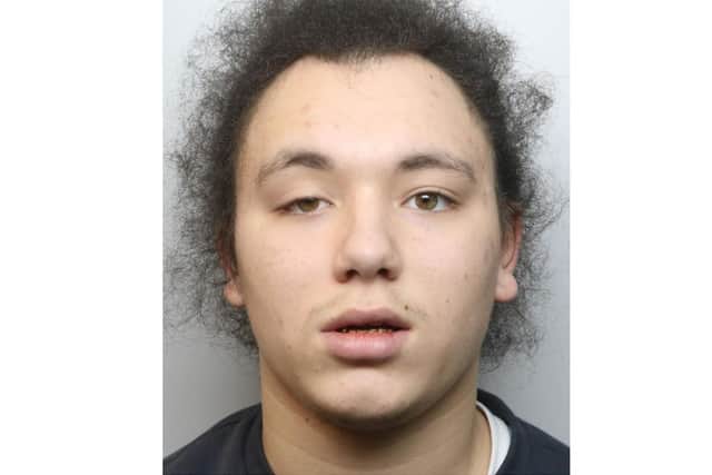 Derek Harris threatened the driver and the woman in the car by saying he would stab them if they didn't drive.