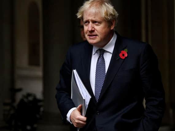 Boris Johnson will announce his Covid Winter Plan in the Commons on Monday. Photo: Getty Images