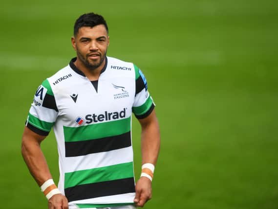 Luther Burrell started for Newcastle at Bath on Saturday