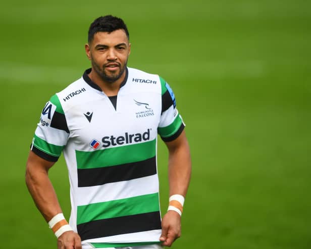 Luther Burrell started for Newcastle at Bath on Saturday