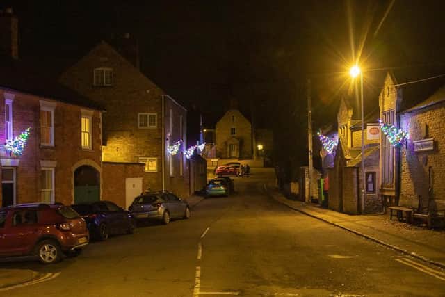 Photo by Dave Munday of High Street,  Stanwick