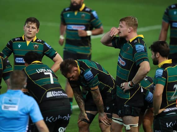 Saints were beaten by Sale in their most recent competitive game at Franklin's Gardens