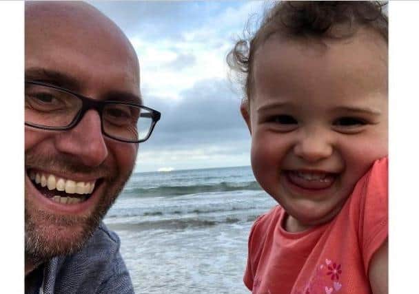 Chris Bailey and his daughter Ivy