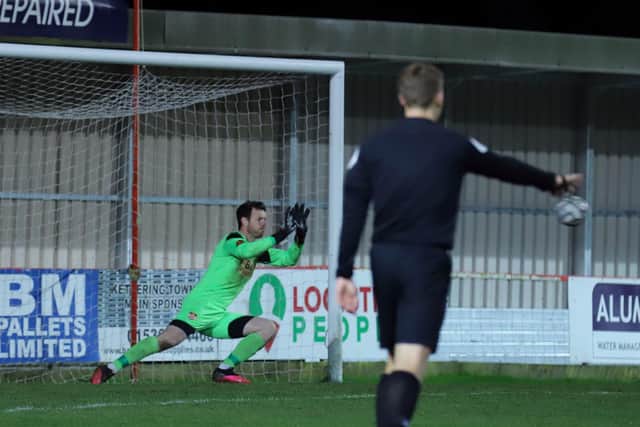 Adam Collin ensured justice was done with an outstanding penalty save