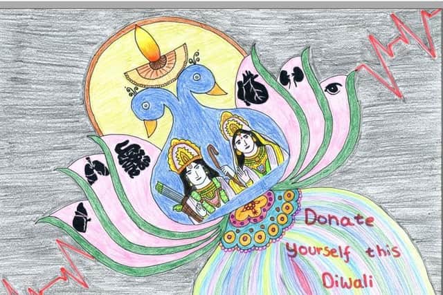 Niyati Mistry's prize-winning drawing