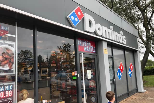 The Princewood Road Domino's is one of the stores taking part in the trial