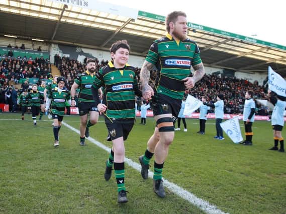 There have been no fans inside Franklin's Gardens since February 29