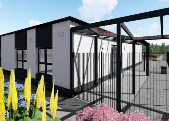 The building will be constructed using modular techniques, offsite