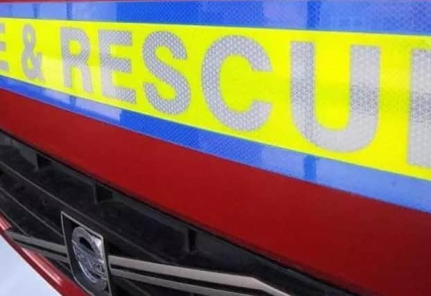 Firefighters were called to the scene.