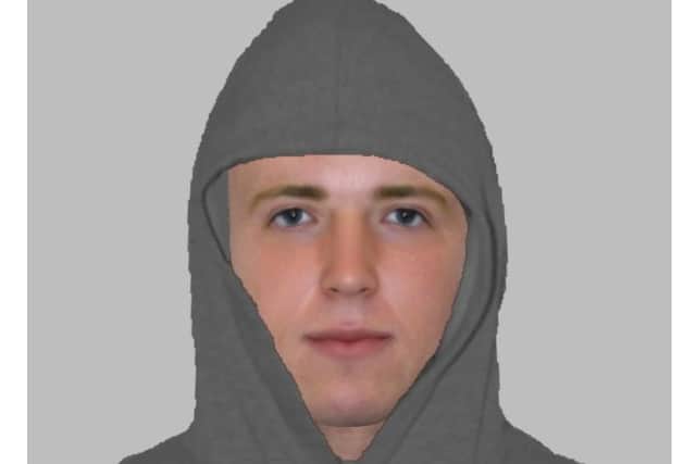 Northamptonshire Police have released this e-fit of a man they want to speak to in connection with the assault.