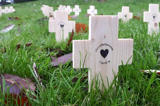 The crosses in front of KGH