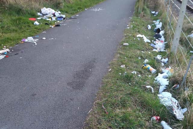 The flt-y-tipped waste