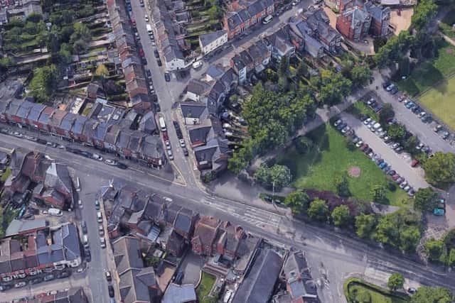 The pregnant woman was chased from Kettering Road onto the Racecourse before being assaulted