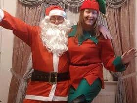 Santa and the Chief Elf