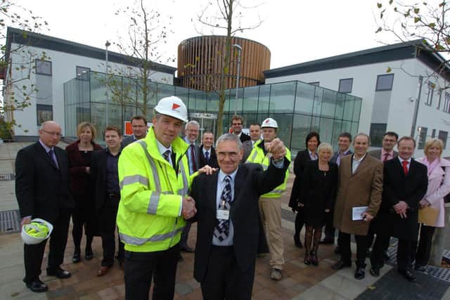 Jimmy Noble receives the keys 10 years ago this month