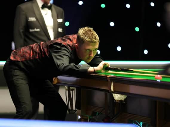 Kettering's Kyren Wilson takes on Judd Trump in the quarter-finals of the UK Championship this evening. Picture courtesy of World Snooker Tour